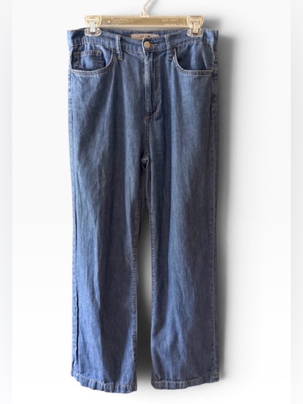 Joe's Jeans Chambray High-Rise Janelle Wide-Leg Jeans Size 29 Lightweight